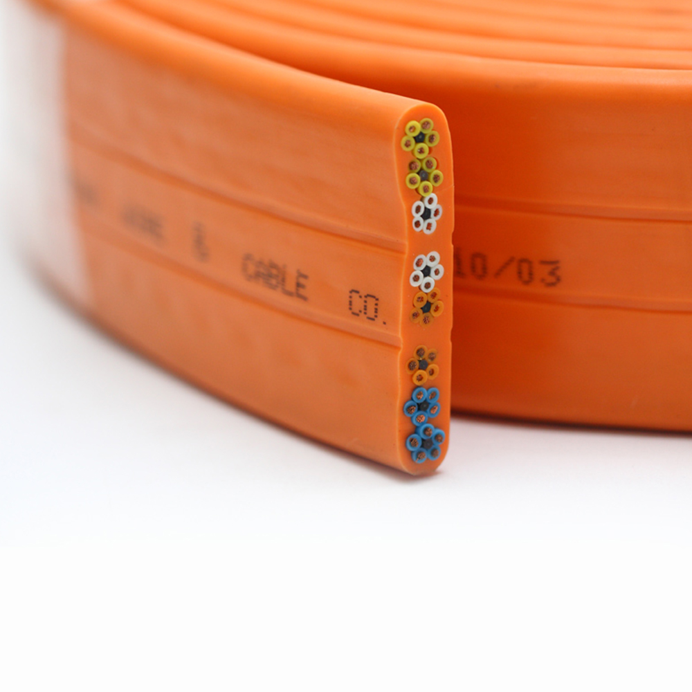 TVVB Mechanical protection reinforcement Elevator Travelling Flat Cable